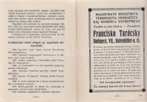 Illustrita gvidlibro tra Budapesto. Propagandilo de Géza Nyulászy de Csáholy.
(Budapest, 1912). Sze...