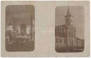 1907 Holcmány, Holzmengen, Hosman; templom, belső / church, interior. photo (EB)