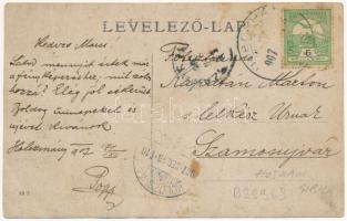 1907 Holcmány, Holzmengen, Hosman; templom, belső / church, interior. photo (EB)