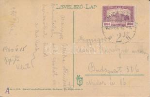 1925 Miskolc, Erzsébet tér. Vasúti levelezőlapárusítás 63-1918. (EK)