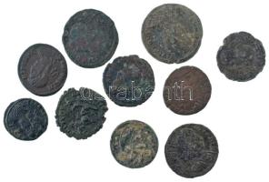 Római Birodalom 10db-os Follis érmetétel T:XF-F Roman Empire 10pcs Follis coin lot C:XF-F