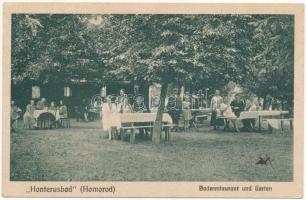 1931 Homoródfürdő, Homoród-fürdő, Baile Homorod; Honterusbad, Baderestaurant und Garten / Honterus fürdő, vendéglő és kert, étterem. Johann Weiss kiadása. F. Theil felvétele / spa, bath, restaurant and garden (EK)