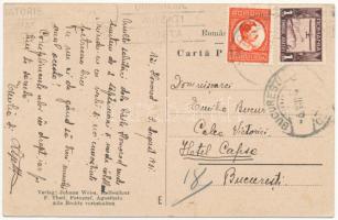 1931 Homoródfürdő, Homoród-fürdő, Baile Homorod; Honterusbad, Baderestaurant und Garten / Honterus f...