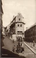 Pozsony jewish street with milk shop