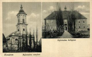Komárom Collegium and church of the Ref. ch.