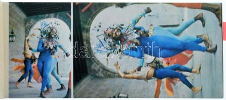 Folklore de Cuba - 6 db modern kubai folklór motívum képeslap füzetben (hiányos) / 6 modern incomple...