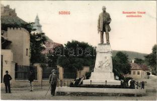 Sümeg, Ramasetter Vince emlékszobor. Horvát Gábor kiadása (Rb)