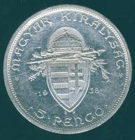 1938. 5P Ag "Szt.István" T:2 k. ph.