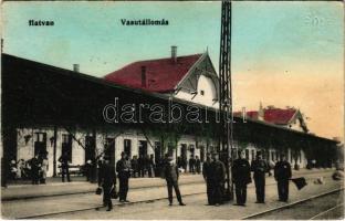 1914 Hatvan, vasútállomás. Vasúti levelezőlapárusítás 6139. (EK)