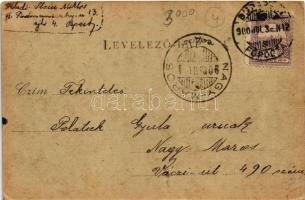 1900 Budapest II. Szt. Lukács és Császár fürdő este (EK)