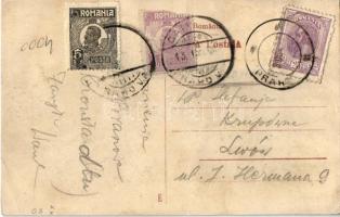 Brassó, Kronstadt, Brasov; Városház, H. Aronsohn & Co. üzlete / town hall, shop (EK)