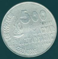 1984. 500Ft Ag "Téli olimpia" T:BU Csak 8000db! Eredeti tokban, tanúsítvánnyal!