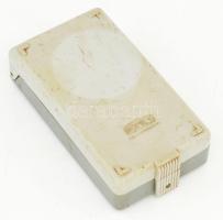 NDK-s gyártmányú mélységmérő, műanyag tokban, h: 11 cm