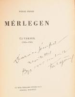 Fodor József: Mérlegen. Új versek (1943-1945.) Fodor József összes versei (1922-1942.) A szerző, Fod...