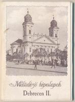 Debrecen II. múltidéző képeslapok - 8 db modern reprint tokban