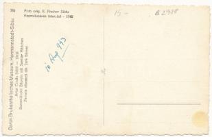 Nagyszeben, Hermannstadt, Sibiu; Baron Brukenthalisches Museum, Burzenländer Bäuerin mit Szekler Mäd...