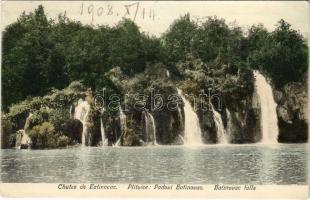 1908 Plitvicka Jezera, Padovi Batinovac / vízesés / waterfall (EK)