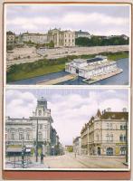 Szeged - képeslap füzet 12 képeslappal (zsinagóga is)