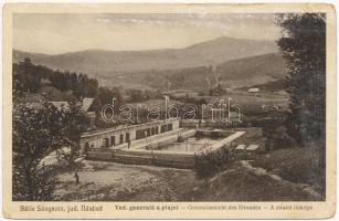 Oláhszentgyörgy, Sangeorgiul Roman, Sangeorz-Bai; Ved. generala a plajei / Strand látképe / bath (EB)