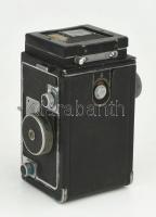 cca 1939-1950 Zeiss Ikon Ikoflex II (852/16) ikerlencsés reflex fényképezőgép, Tessar 1:3,5 f=7.5 cm...