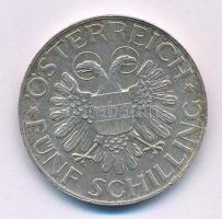 Ausztria 1934. 5Sch Ag "Mariazelli Madonna" T:AU patina Austria 1934. 5 Schilling Ag &quot...