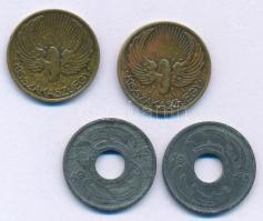 1933-1936. "BSZKRT / Kis szakaszjegy" Cu zseton (2xklf) + 1943. "BSZKRT / Váltójegy&q...