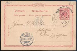 1897 Díjjegyes levelezőlap / PS-card
