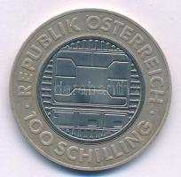 Ausztria 2000. 100Sch Ag-Ti "Millennium - Kommunikáció" T:AU patina 
Austria 2000. 100 Sc...