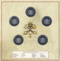 Szomália 2006. 1$ 5klf db "XVI.Benedek pápa" német nyelvű szettben T:BU