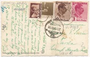 1937 Mező-havas, Varful Poiana, Varful Poienii; kereszt a hegycsúcson / mountain peak, cross (r)