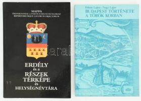 Fekete Lajos - Nagy Lajos: Budapest története a török korban. Bp., 1986, Akadémiai Kiadó. Fekete-fehér képekkel illusztrálva. Kiadói papírkötés. + Erdély és a Részek térképe és helységnévtára. Készült Lipszky János 1806-ban megjelent műve alapján. Szerk.: Herner János. Szeged, 1987, Penna Kisszövetkezet. Kiadói kartonált papírkötés.