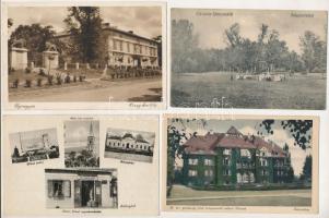 20 db RÉGI magyar város képeslap vegyes minőségben / 20 pre-1945 Hungarian town-view postcards in mixed quality