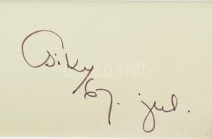 Csiky Tibor (1932-1989): Hullámzó formák (cím nélkül), 1967. Filctoll, tus, papír. Jelzett a hátolda...