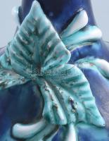 Morvay Zsuzsa (1946-): Gyertyatartó. Jelzett, kis kopással, m: 18,5 cm