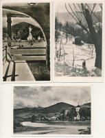 Kőrösmező, Körösmező, Jaszinya, Jasina, Yasinia (Máramaros); - 3 db régi képeslap / 3 pre-1945 unused postcards