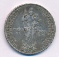 Német Államok / Bajorország 1855 2G Ag "II. Miksa / A Mariensäule helyreállítása" München ...