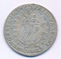 1765K-B 17kr Ag "Mária Terézia" (5,74g) T:VF,F
Huszár: 1708., Unger III.: 1243.a