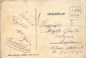 1915 Budapest XXIII. Soroksári Ifjúsági Zenekar, Schmidt Péter karmester (ázott / wet damage)