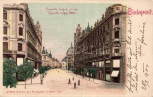 Budapest V. Kossuth Lajos utca litho