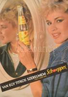 Bíró Ica Schweppes reklám plakát. 40x60 cm