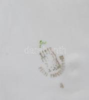 Zsolnay búgócsigás lány Terv: Sinkó. Kézzel festett, jelzett, hibátlan 16x12 cm