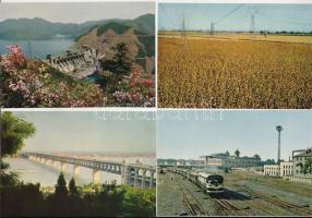 10 db MODERN kínai képeslap tokban / 10 modern Chinese postcards in case