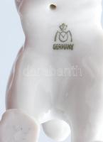 Metzler & Ortloff kutya figura. Jelzett, hibátlan, h: 10 cm