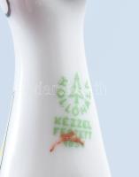 Hollóházi art deco kutya. Terv.: Őry Ferenc. Jelzett, hibátlan, h: 10,5 cm