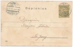 1904 Goszpics, Gospic; Tenis / teniszpálya / tennis court (fa)