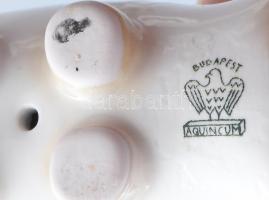 Aquincum víziló. Jelzett, hibátlan, h: 7 cm