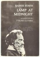 Barrie Stavis: Lamp at Midnight. A Play about Galileo. Introduction by Tyrone Guthrie. A szerző, Barrie Stavis (1906-2007) által DEDIKÁLT! South Brunswick-New York-London, 1966, A.S. Barnes and Co.-Thomas Yoseloff. Kiadói félvászon-kötés, kiadói papír védőborítóval. / with autograph dedication by the author