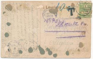 1913 Erdősmecske, Rácmecske (Baranya); vasútállomás, Kleisz üzlete (EB)