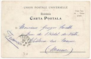 1900 Bucharest, Bukarest, Bucuresti, Bucuresci; Noul Palatul Postelor si Telegrafelor / new post and...