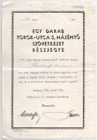 3db-os részvény tétel, benne Budapest 1926. "Gödöllői Nobertinus Rend (Premontrei)" 8%-os ...